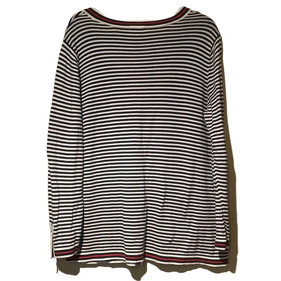 Talbots The Oprah Collection For Women Sz 1X Cardigan Sweater Red/white/black - Picture 2 of 7